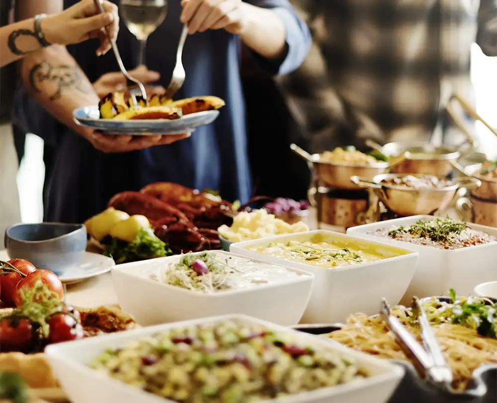 Viele Buffet-Optionen